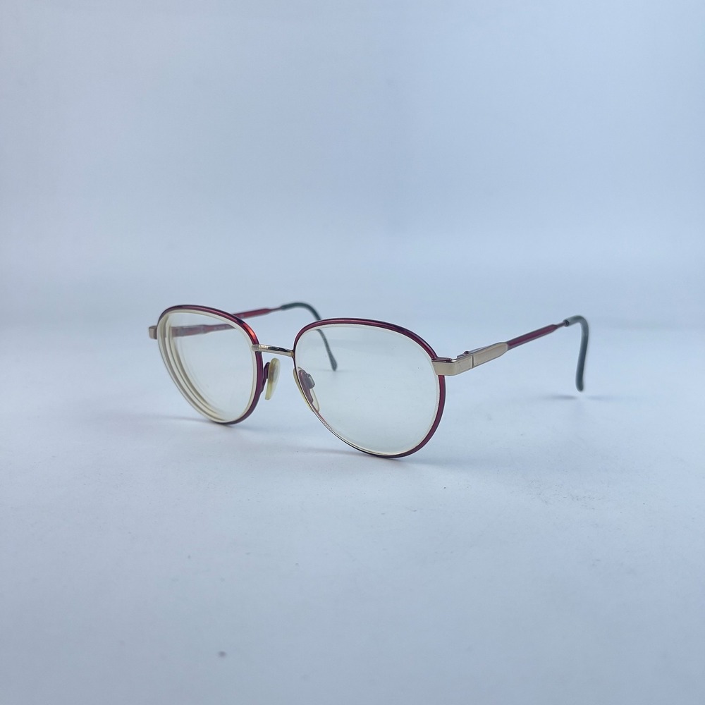 Luxottica Princeton‎ Unisex Eyeglasses Frame Raspberry Full Rim 51-18-135 mm